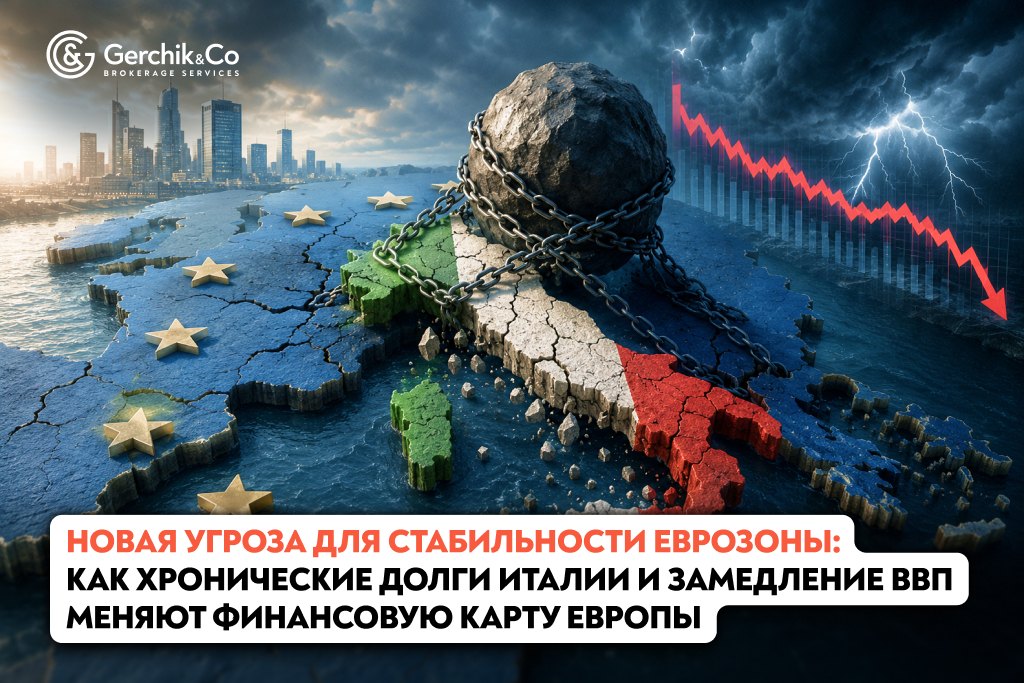 Нова загроза для стабільності єврозони: Як хронічні борги Італії та уповільнення ВВП змінюють фінансову карту Європи