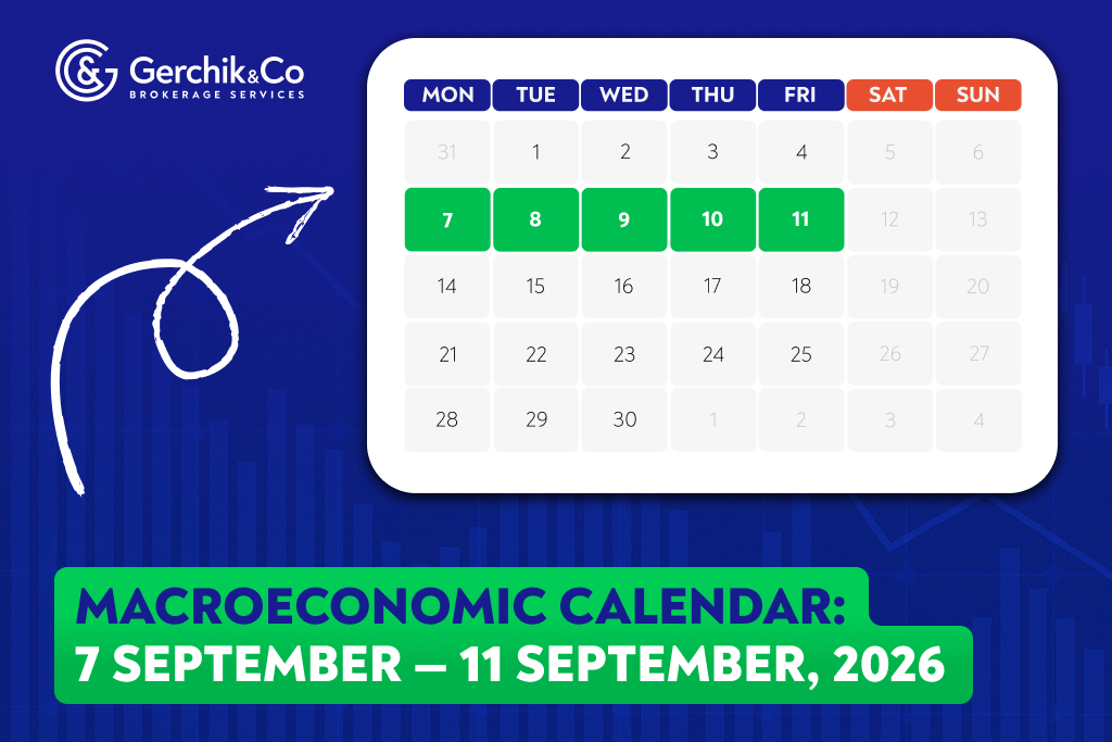 Macroeconomic Calendar for September 7—September 11, 2026