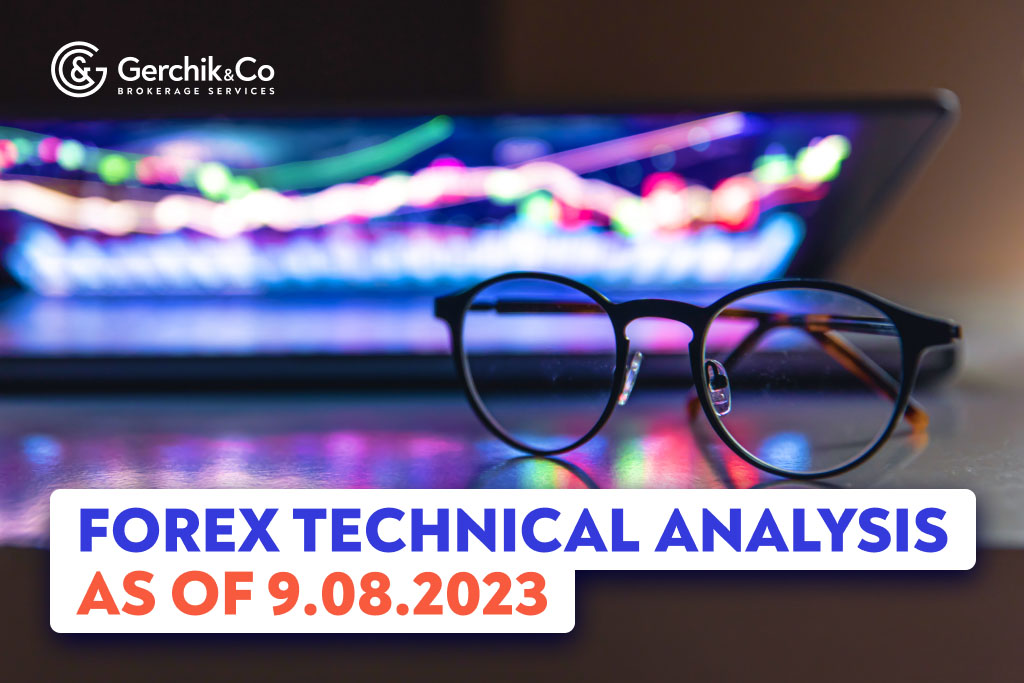 FOREX Technical Analysis as of 9.08.2023