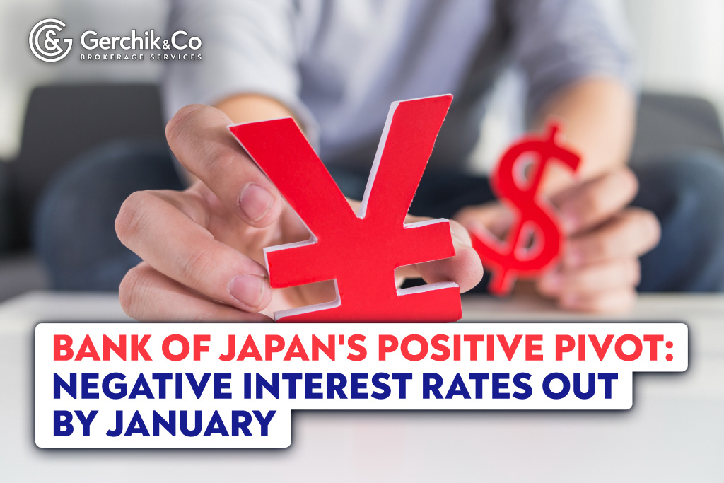 Bank of Japan's Positive Pivot: Negative Interest Rates Out by January