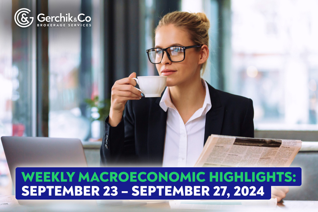 Weekly Macroeconomic Highlights: September 23–September 27, 2024