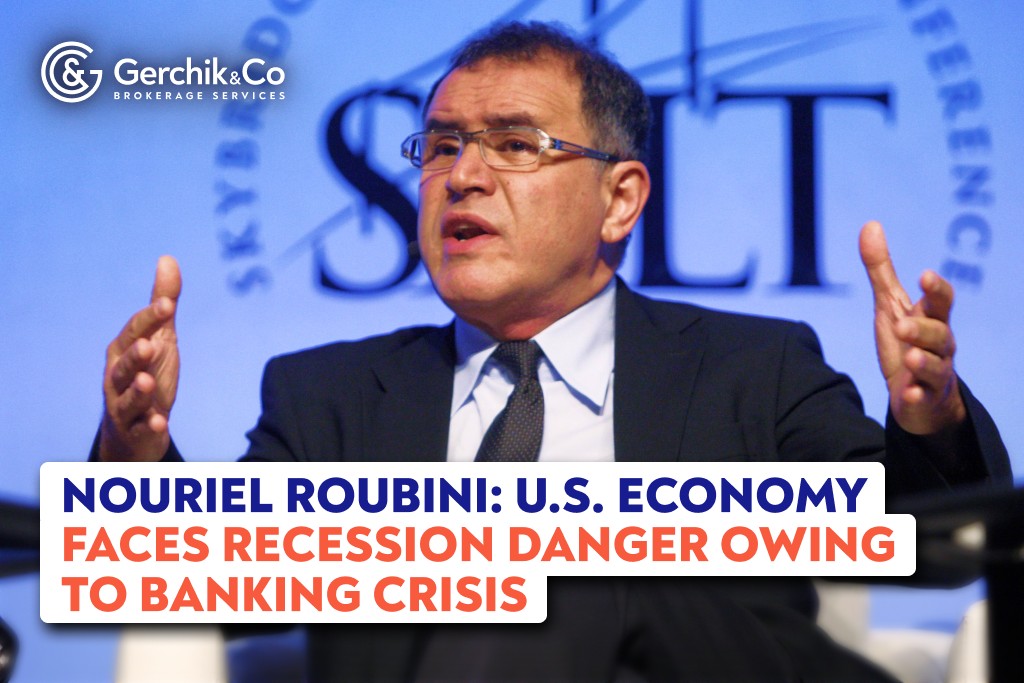 Nouriel Roubini: U.S. Economy Faces Recession Danger Owing To Banking Crisis